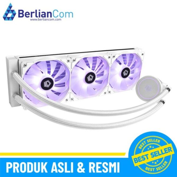 ID-COOLING AURAFLOW X 360 SNOW Sync AIO CPU Liquid Water Cooler