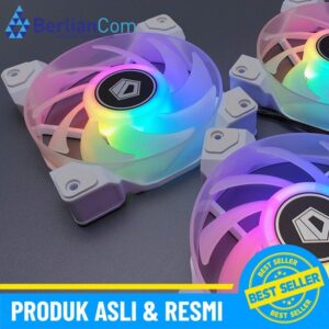 ID-COOLING DF-12025 ARGB SNOW TRIO 120mm Addressable LED Sync PWM Fan