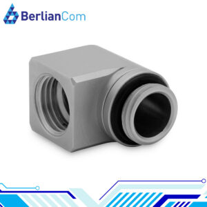 EKWB EK Quantum Torque Micro Rotary 90 - Satin Titanium Fitting Computer Custom Water Cooling