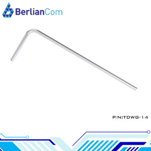 BARROW TDWG-14 90° Single Bend Cooper Chrome Metal Rigid Tube 490mm Computer Custom Water Cooling
