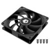 ID-COOLING FL-12025K BLACK 120mm Fan Non RGB Non LED - Image 4