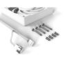 ID-COOLING DF-125-W 120mm WHITE PWM Fan Non LED - Image 4