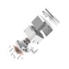 ID-COOLING DX240 MAX WHITE AIO CPU Liquid Water Cooling Cooler 240mm Intel AMD  (38mm Radiator) - Image 5