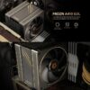 ID-COOLING FROZN A410 GDL Gold Black CPU Cooler 4 Heatpipe Intel AMD - Image 3
