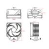 ID-COOLING FROZN A410 SE ARGB CPU Cooler 4 Heatpipe Intel AMD - Image 9