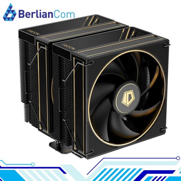 ID-COOLING FROZN A620 GDL Gold Black Dual Tower CPU Cooler 6 Heatpipe Intel AMD