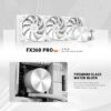 ID-COOLING FX360 PRO WHITE 360mm AIO CPU Liquid Water Cooling Cooler Intel AMD - Image 9