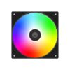 ID-COOLING AS-140-ARGB-K DUET BLACK 140mm Silent Addressable LED Sync PWM Fan Dual Pack - Image 2