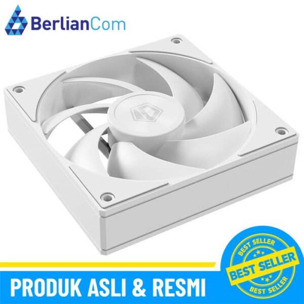 ID-COOLING AF-1230-W 120mm White PWM Fan (Tebal Fan 30mm) Static Pressure