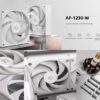 ID-COOLING AF-1230-W 120mm White PWM Fan (Tebal Fan 30mm) Static Pressure - Image 2