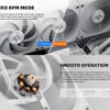 ID-COOLING AF-1230-W 120mm White PWM Fan (Tebal Fan 30mm) Static Pressure - Image 3