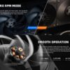 ID-COOLING AF-1230-K 120mm Black PWM Fan (Tebal Fan 30mm) Static Pressure - Image 3