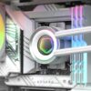 ID-COOLING FX240 INF ARGB WHITE AIO CPU Liquid Water Cooling Cooler 240mm Intel AMD - Image 2