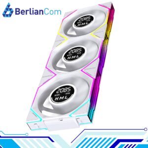 JUNGLE LEOPARD INTERSTELLAR V4 DIGITAL ARGB WHITE Infinity Infinite Mirror 120mm PWM BLOCK UNI Fan TRIPLE PACK