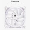 JUNGLE LEOPARD MK120 ARGB WHITE Double Sided Ring Led 120mm PWM Fan - Image 8