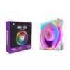 JUNGLE LEOPARD MK120 ARGB WHITE Double Sided Ring Led 120mm PWM Fan - Image 9