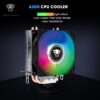 JUNGLE LEOPARD A200 PLUS ARGB RAINBOW CPU Cooler 2 Heatpipe Intel AMD - Image 3