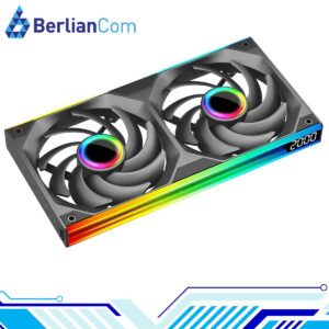 JUNGLE LEOPARD STARLINK 240 DIGITAL ARGB BLACK Infinite Infinity Mirror 240mm PWM Fan Integrated Single Frame