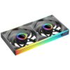 JUNGLE LEOPARD STARLINK 240 DIGITAL ARGB BLACK Infinite Infinity Mirror 240mm PWM Fan Integrated Single Frame - Image 2