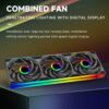 JUNGLE LEOPARD STARLINK 240 DIGITAL ARGB BLACK Infinite Infinity Mirror 240mm PWM Fan Integrated Single Frame - Image 6