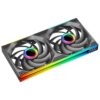 JUNGLE LEOPARD STARLINK 240 DIGITAL ARGB BLACK Infinite Infinity Mirror 240mm PWM Fan Integrated Single Frame - Image 9