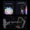 JUNGLE LEOPARD K400 ARGB RAINBOW BLACK CPU Cooler 4 Heatpipe INTEL LGA - Image 7