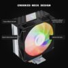 JUNGLE LEOPARD K400 ARGB RAINBOW BLACK CPU Cooler 4 Heatpipe INTEL LGA - Image 8