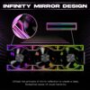 JUNGLE LEOPARD INTERSTELLAR V3 ARGB BLACK FORWARD REVERSE Infinity Infinite Mirror 120mm PWM BLOCK UNI Fan TRIPLE PACK - Image 6