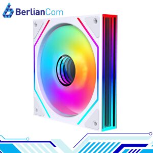 JUNGLE LEOPARD Prism 4 Ultra ARGB WHITE Infinity Two Sided Infinite Mirror 120mm PWM Fan