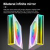 JUNGLE LEOPARD Prism 4 Ultra ARGB WHITE Infinity Two Sided Infinite Mirror 120mm PWM Fan - Image 3