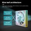 JUNGLE LEOPARD Prism 4 Ultra ARGB WHITE Infinity Two Sided Infinite Mirror 120mm PWM Fan - Image 6