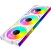 JUNGLE LEOPARD INTERSTELLAR V2 ARGB WHITE Infinity Infinite Mirror 120mm PWM BLOCK UNI Fan TRIPLE PACK - Image 9