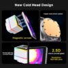 JUNGLE LEOPARD Pro Flow 360 ARGB BLACK w/ 5.5" HD LCD Display CPU AIO Liquid Water Cooling Cooler 360mm Intel AMD - Image 3