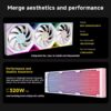 JUNGLE LEOPARD Pro Flow 360 ARGB BLACK w/ 5.5" HD LCD Display CPU AIO Liquid Water Cooling Cooler 360mm Intel AMD - Image 5