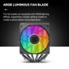 JUNGLE LEOPARD KF620-DGT DIGITAL ARGB BLACK CPU Cooler Dual Tower 6 Heatpipe Intel AMD - Image 6