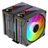 JUNGLE LEOPARD KF620-DGT DIGITAL ARGB BLACK CPU Cooler Dual Tower 6 Heatpipe Intel AMD - Image 9