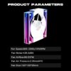 JUNGLE LEOPARD INTERSTELLAR V3 ARGB WHITE FORWARD REVERSE Infinity Infinite Mirror 120mm PWM BLOCK UNI Fan TRIPLE PACK - Image 5