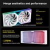 JUNGLE LEOPARD Pro Flow 240 ARGB WHITE w/ 5.5" HD LCD Display CPU AIO Liquid Water Cooling Cooler 240mm Intel AMD - Image 5