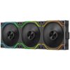 JUNGLE LEOPARD INTERSTELLAR S30 MAGNETIC ARGB BLACK Infinity Infinite Mirror 120mm PWM BLOCK UNI Fan TRIPLE PACK - Image 2