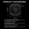 JUNGLE LEOPARD INTERSTELLAR S30 MAGNETIC ARGB BLACK Infinity Infinite Mirror 120mm PWM BLOCK UNI Fan TRIPLE PACK - Image 3