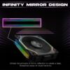 JUNGLE LEOPARD INTERSTELLAR S30 MAGNETIC ARGB BLACK Infinity Infinite Mirror 120mm PWM BLOCK UNI Fan TRIPLE PACK - Image 6