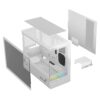 JUNGLE LEOPARD MS-01 WHITE Micro ATX Gaming PC Case Casing Komputer MATX - Image 2