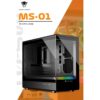 JUNGLE LEOPARD MS-01 WHITE Micro ATX Gaming PC Case Casing Komputer MATX - Image 6