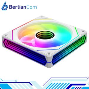 JUNGLE LEOPARD Prism 6 PRO ARGB WHITE Three Sided Infinity Infinite Mirror 120mm PWM Fan