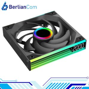 JUNGLE LEOPARD STARLINK 120 DIGITAL ARGB BLACK Infinite Infinity Mirror 120mm PWM Fan Integrated Single Frame