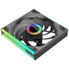 JUNGLE LEOPARD STARLINK 120 DIGITAL ARGB BLACK Infinite Infinity Mirror 120mm PWM Fan Integrated Single Frame - Image 2