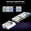 JUNGLE LEOPARD INTERSTELLAR S30 MAGNETIC ARGB WHITE Infinity Infinite Mirror 120mm PWM BLOCK UNI Fan TRIPLE PACK - Image 4