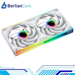 JUNGLE LEOPARD STARLINK 240 DIGITAL ARGB WHITE Infinite Infinity Mirror 240mm PWM Fan Integrated Single Frame