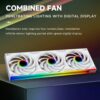JUNGLE LEOPARD STARLINK 240 DIGITAL ARGB WHITE Infinite Infinity Mirror 240mm PWM Fan Integrated Single Frame - Image 6