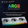 JUNGLE LEOPARD STARLINK 240 DIGITAL ARGB WHITE Infinite Infinity Mirror 240mm PWM Fan Integrated Single Frame - Image 8
